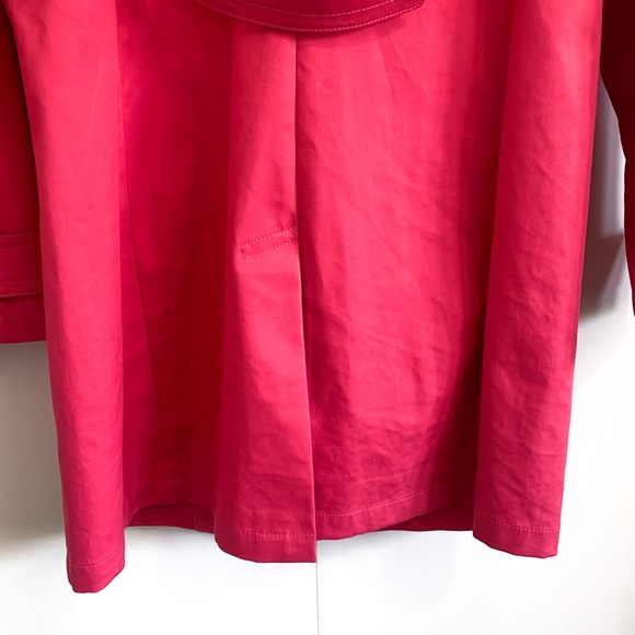 J. Crew Pink Trench Coat - Picture 10 of 14